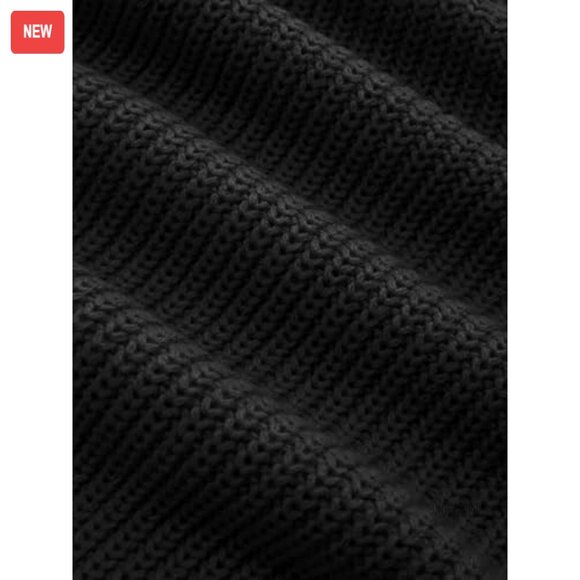 Cropped Turtleneck Sweater Long Sleeve Ribbed Knit Lantern Sleeve Pullover - Picture 4 of 7